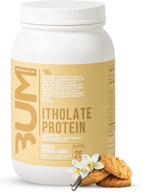 Raw Nutrition 범 이톨레이트 프로틴 바닐라 오트밀 쿠키 맛, 1개, 777.5g - 쿠팡