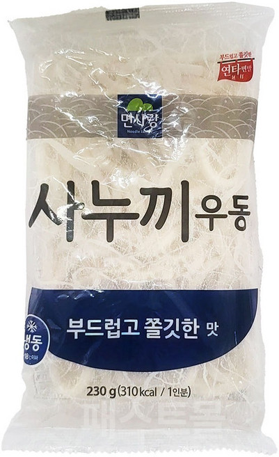 면사랑 사누끼우동(1인식) 부드럽고 쫄깃한맛 230g, 1개