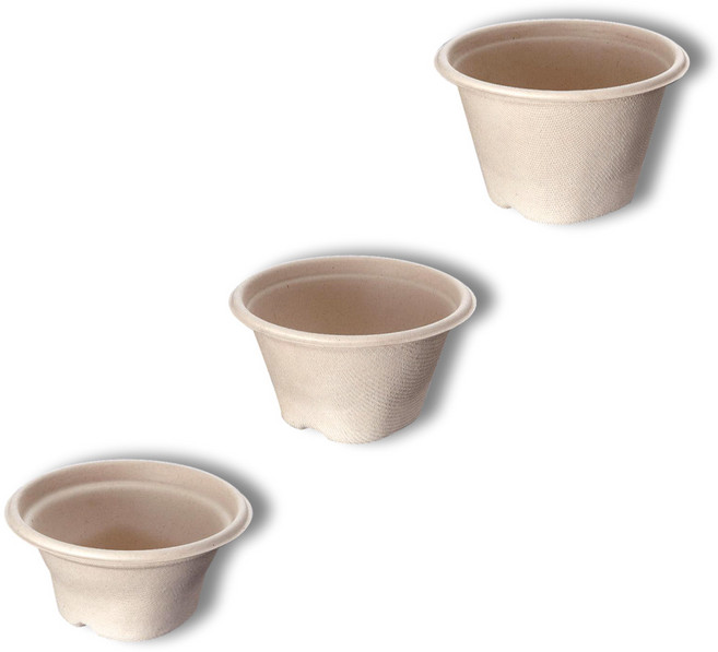 펄프 용기 스프컵 샌드위치 포케 볼 스프볼, 펄프 스프컵, 1000개, 8온스 237ml