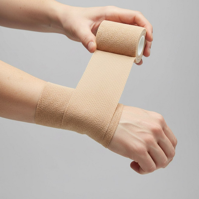 압박 붕대 자가점착 압박용 밴드 손가락 테이프 골프 반창고 손목 고정 접착식 탄력, 5개