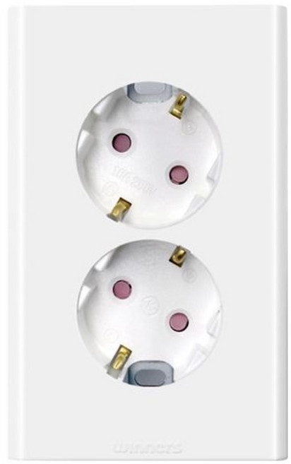 위너스 매입 2구 콘센트 위너시리즈 국내생산, 1개