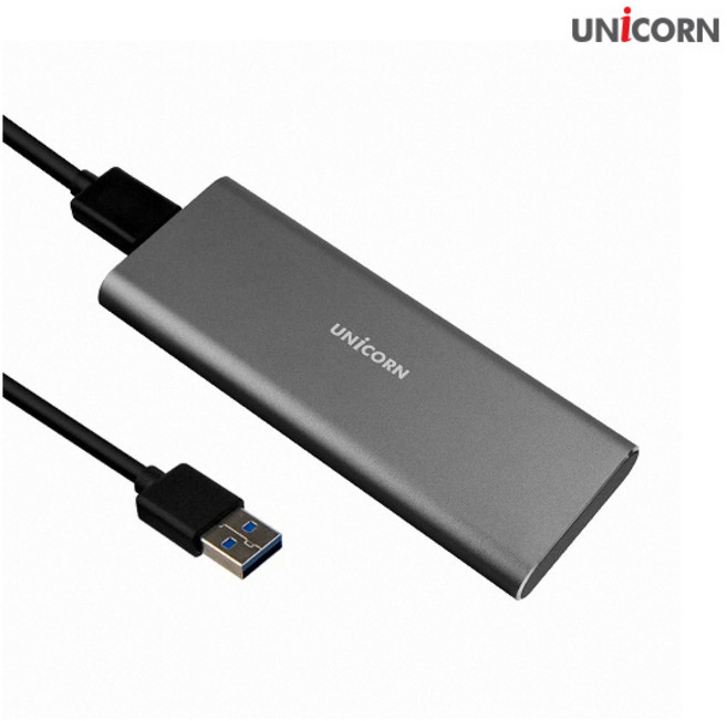 유니콘 UNICORN SM-400S M.2 외장하드 케이스, 1개