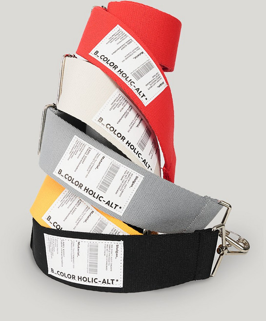 컬러홀릭 5컬러 웨빙 크로스 가방 어깨끈 스트랩