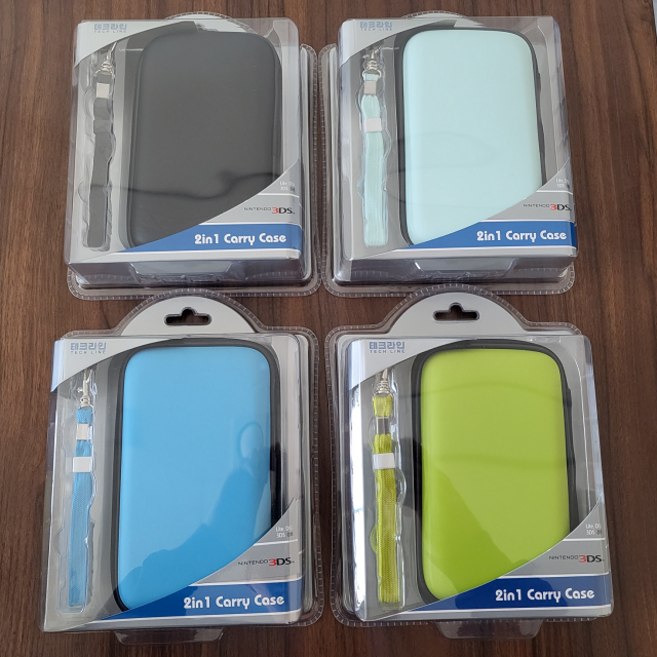 닌텐도 ds dsi 3ds 케이스 / 에어폼 파우치 / 새상품, 그린, 1개