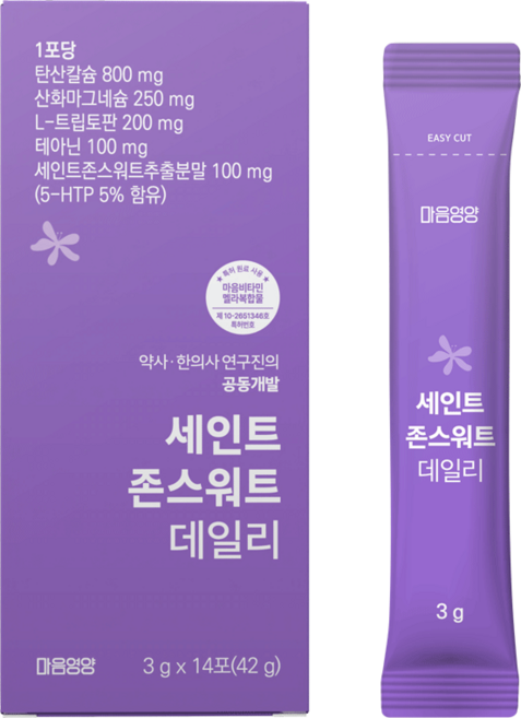 마음영양 세인트존스워트 데일리, 28g, 1박스