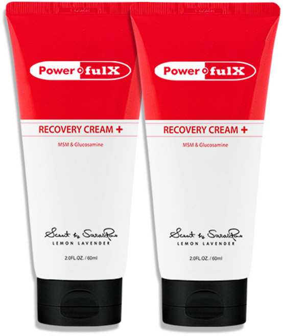 파워풀엑스 리커버리크림 플러스, 60ml, 2개
