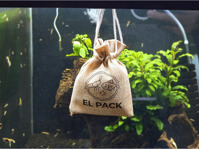 엘팩(ELPACK) / 어항 활성팩 / 폭번팩 / 관상용새우 열대어, 1개, 베이지