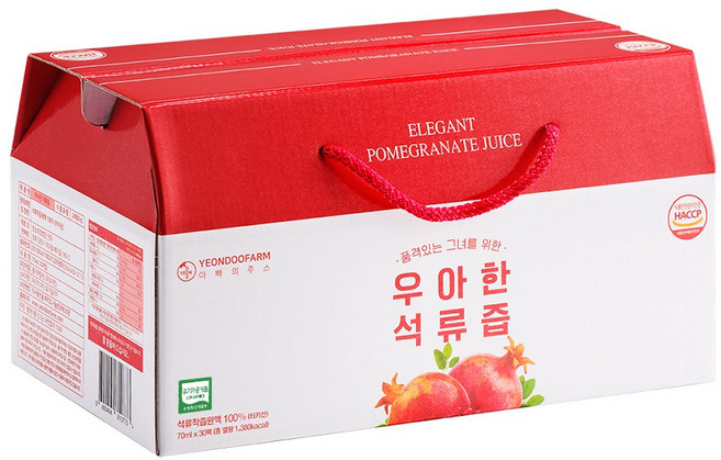 [연두팜] 우아한 석류즙 70ml 30개입