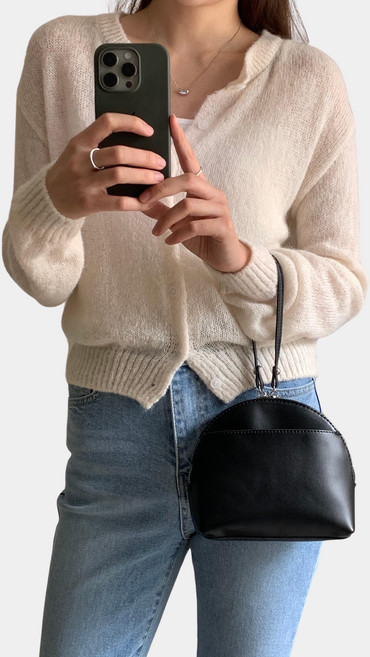 활용도굿 손목스트랩 클러치 미니크로스백