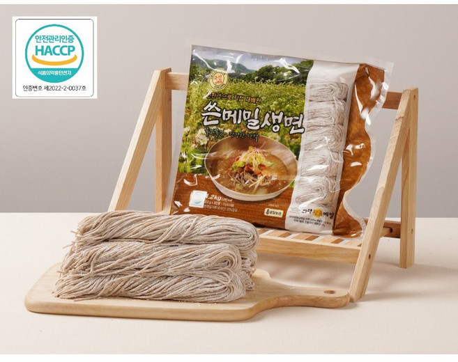 황금메밀]쓴메밀생면1.2kg(200g 6인분), 1.2kg, 1개