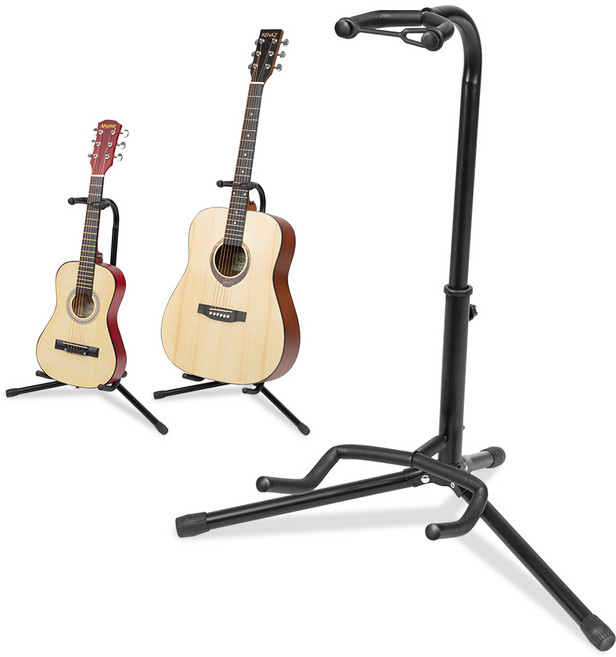 나푸아 NGS20 높이조절 넥홀더 기타스탠드 거치대 받침대 일렉 통기타 베이스 걸이, NGS20 블랙, 1개