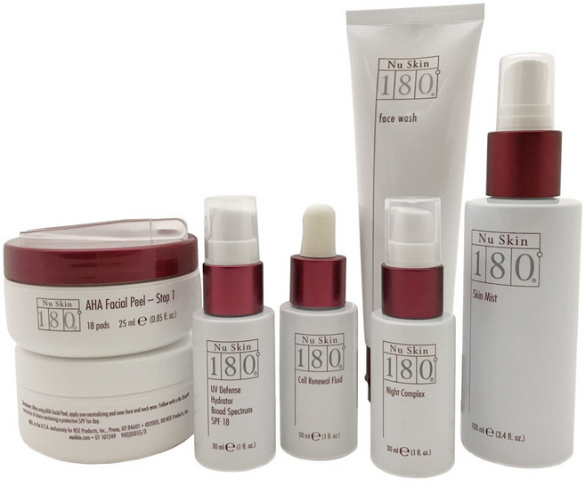 뉴스킨 180도 스킨 테라피 시스템 5종+페이셜 필 앤 뉴트럴라이저 180 SYSTEM+AHA FACIAL PEEL (미국), 1개