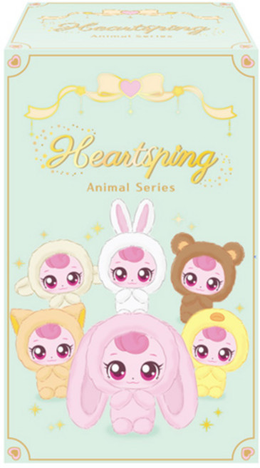 캐치티니핑 하츄핑 애니멀 시리즈 서프라이즈 플러시 키링, 170mm, 랜덤발송, 1개