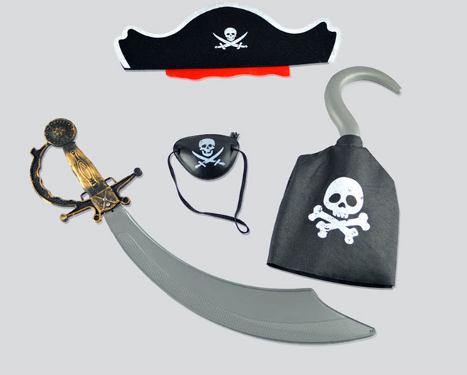 후크선장 해적 코스튬 분장 의상