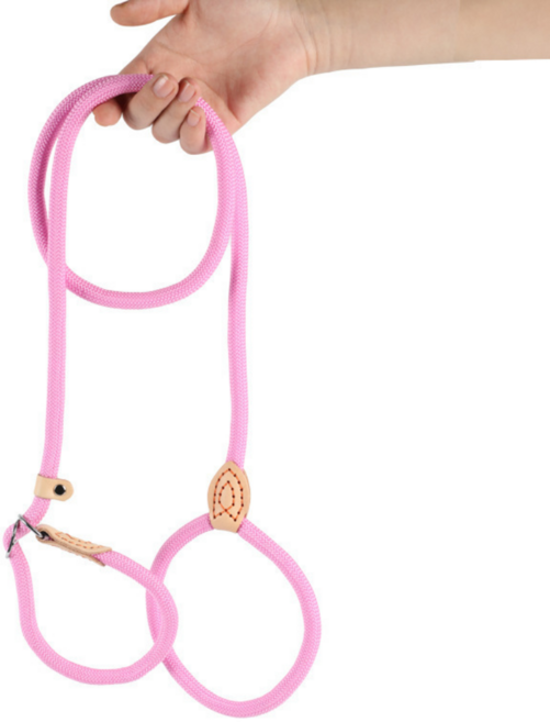 탈출방지 훈련 및 산책용 강아지 목줄 로프 리드줄, 1개, 12. 핑크 XL(T912)