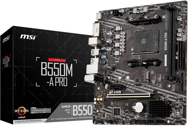 MSI B550M-A PRO Micro-ATX 마더보드 MB6990