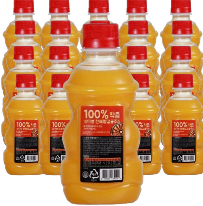 제주 삼다향 착즙 감귤주스 천혜향, 20개, 320ml