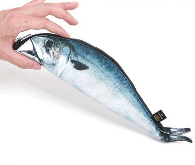 특이한 물고기 고등어 광어 생선 필통 신학기필통, 참돔