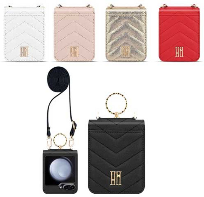 모란카노 핸드백 스트랩 다이어리형 휴대폰 케이스