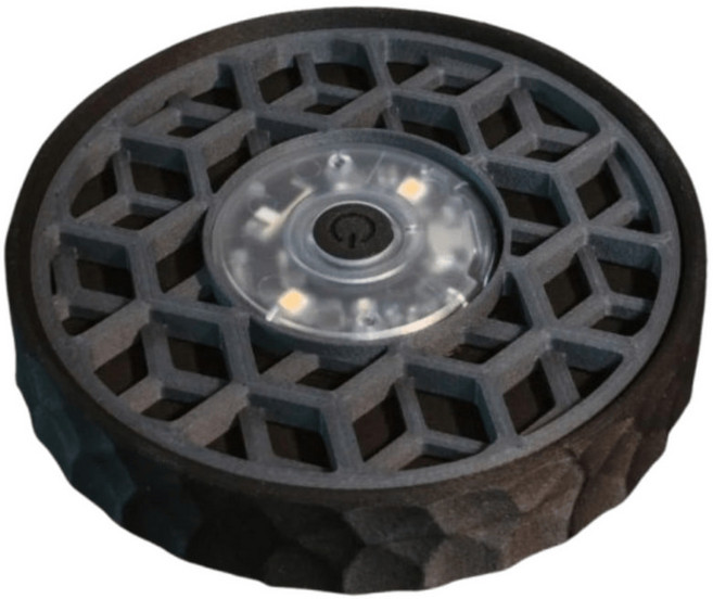 【野道家】Bell’s Camping CAMPCORD 暮光燈BB01 D-HEX 杯墊 (不含暮光燈), 質感灰, 1個