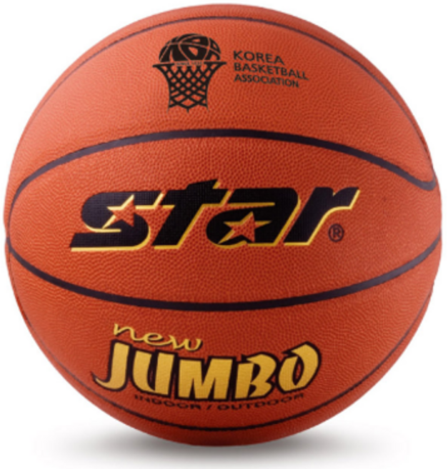 스타 - 뉴점보 농구공 BB417 7호 / BB416 6호 / BB415 5호, 1개