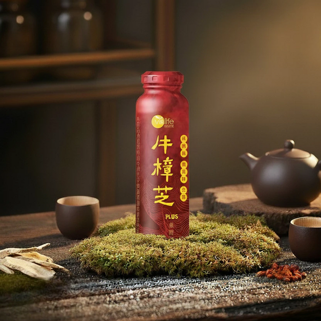 VisLife 牛樟芝PLUS 機能飲 240ml, 1個