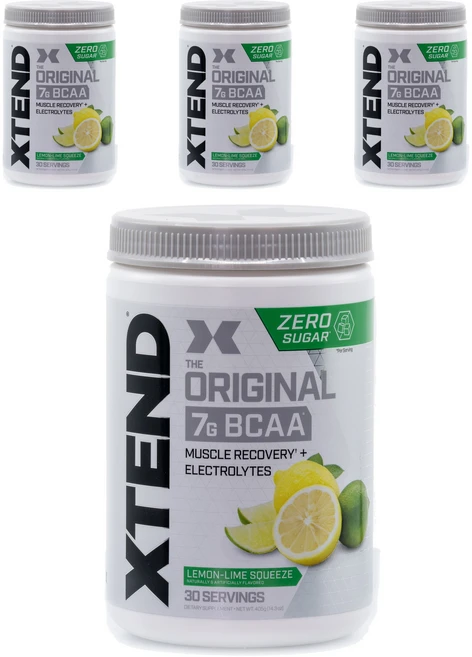 싸이베이션 엑스텐드 BCAA 레몬라임, 405g, 4개 - 쿠팡