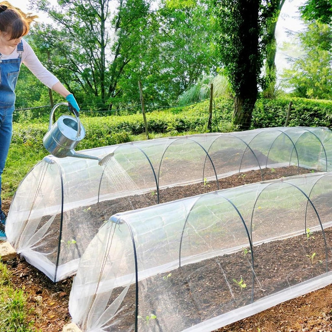 開心農場 防大型鳥蟲網（2.5x6m）隧道式 防蟲網大棚果園菜地網罩專用防蟲植物網罩防鳥襲, 1個