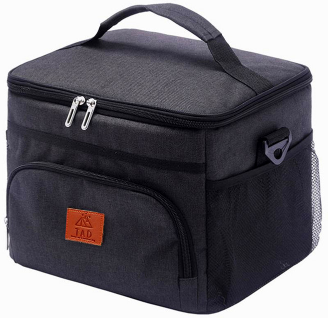 TAD 보냉가방 쿨러백 XL, 블랙, 15L