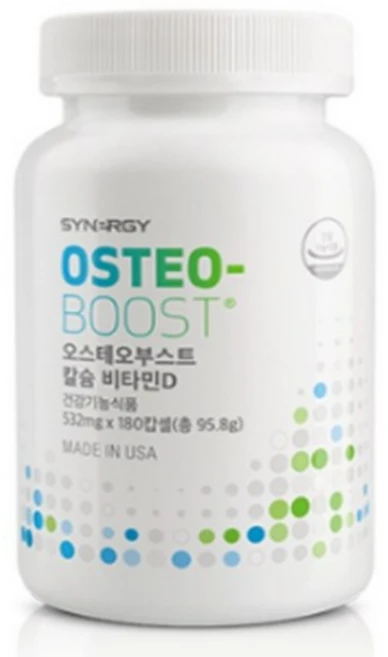 시너지 오스테오부스트 칼슘 비타민D, 1개, 95.8g - 쿠팡
