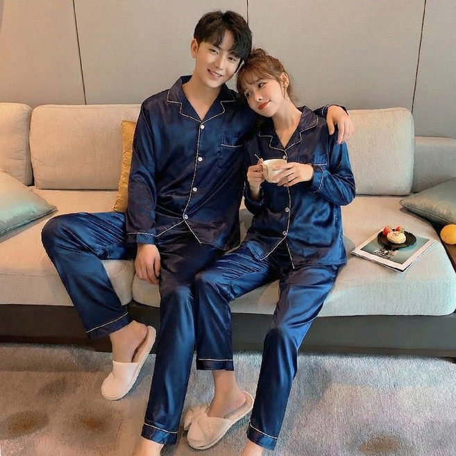 로리돌스 실크 커플 잠옷 세트