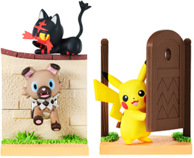 포켓몬스터 피규어 어서와 콜렉션 피카츄 냐오불 암멍이, 1세트