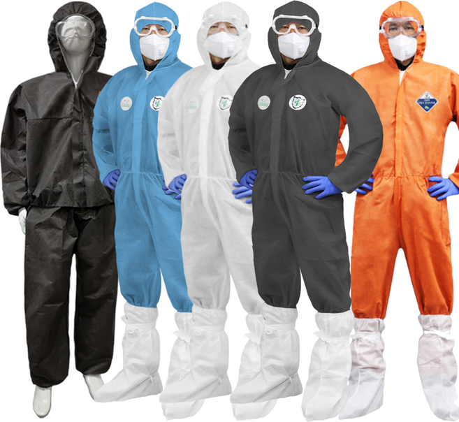 일회용작업복 원피스 투피스 작업복 부직포 위생복 위생가운 방역복 분진복 방호복 방진복, PP원피스작업복(회색), 1개