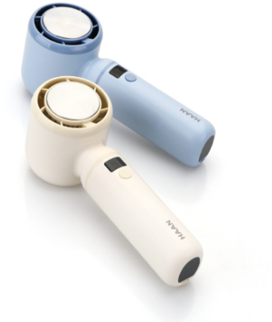 한경희생활과학 100단 초강력 급냉 아이스 휴대용선풍기 미니냉각 에어컨 손선풍기 HF-T60C, 새틴블루