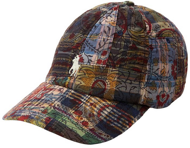 Polo Ralph Lauren 남성용 클래식 치노 모자 - Bleeding Madras 249018