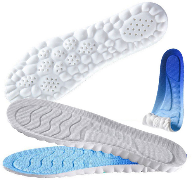 키친9단 1+1 남녀공용 인체공학 에어홀 발편한 충격흡수 통기성 폭신한 구름 쿠션깔창 신발 깔창