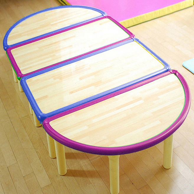 대호통상 (사각용 반원용) 책상 모서리 보호 보호대 / 가정 유치원 어린이집 키즈카페 놀이방 유아 안전용품, DH 다홍, DH 반원용 모서리 보호대, 1개