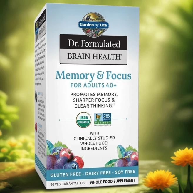 가든오브라이프 Dr Formulated 뇌영양제 40대이후, 60정, 1개 - 쿠팡