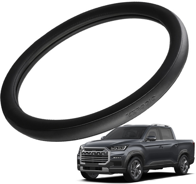 제로딕 순정형 논슬립 엣지 핸들커버 렉스턴스포츠 적용 가능, 모노블랙