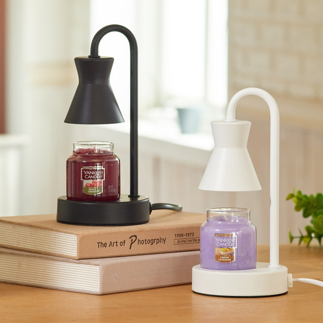 아로마컴퍼니 미니 루체 캔들워머 양키캔들 스몰자 세트, 미니 루체_화이트, 바하마브리즈