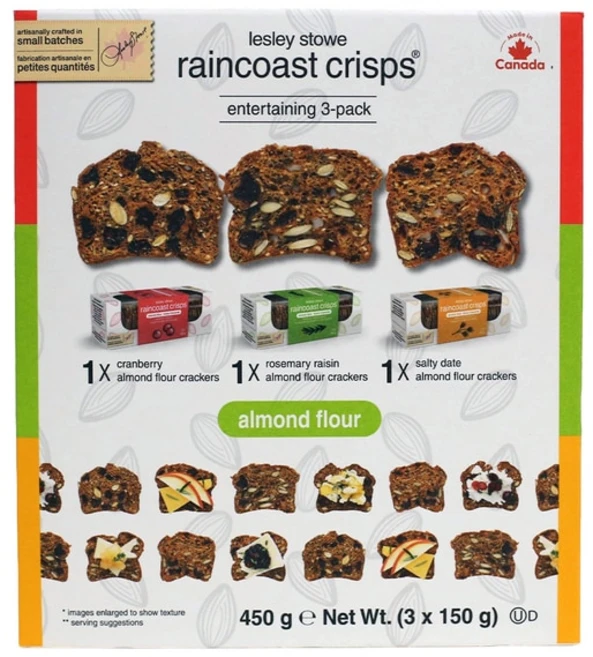 레인코스트 레인코스트크리스프 쿠키 크래커 코스트코, 3입, 150g - 쿠팡