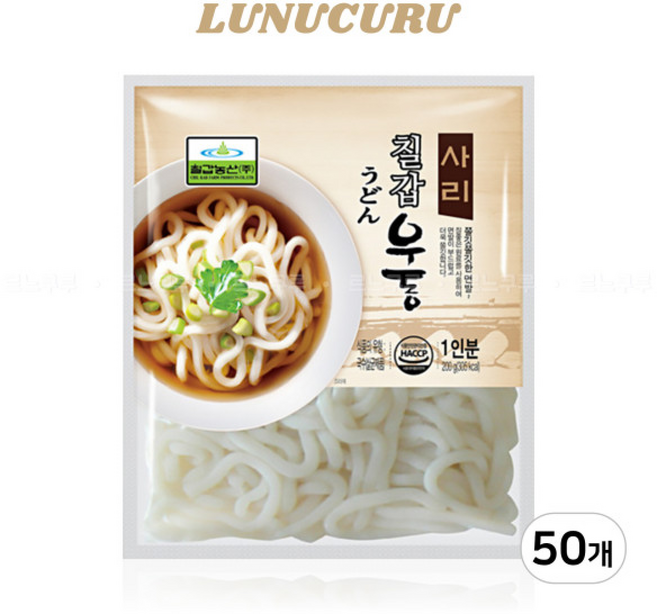 칠갑농산 칠갑 우동사리 (), 200g, 50개