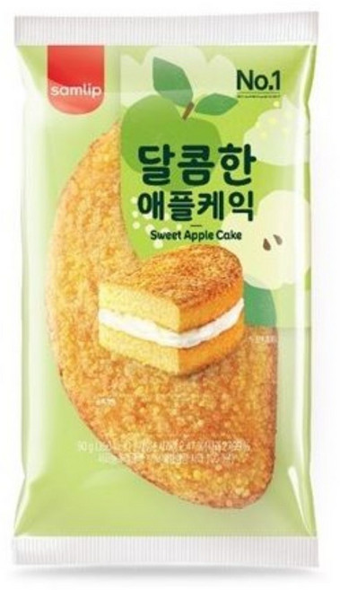 삼립)달콤한 애플케익 90g * 30봉/, 1개