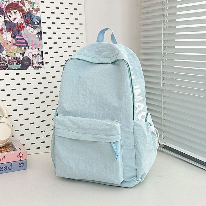 Skyciky 캐주얼 심플 백팩 경량 더블 어깨백 고등학생 중학생 책가방백 BB682