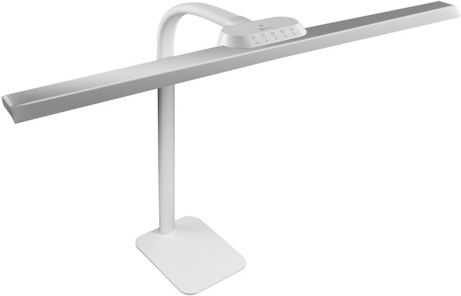 aibo LED 桌燈，高度可調，五段色溫，1900lux 照度, 白色