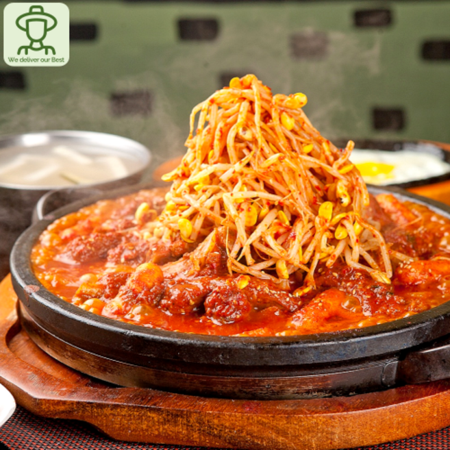 [GMD]100% 국내산 한돈 매운 돼지갈비찜 밀키트, 3개, 600g
