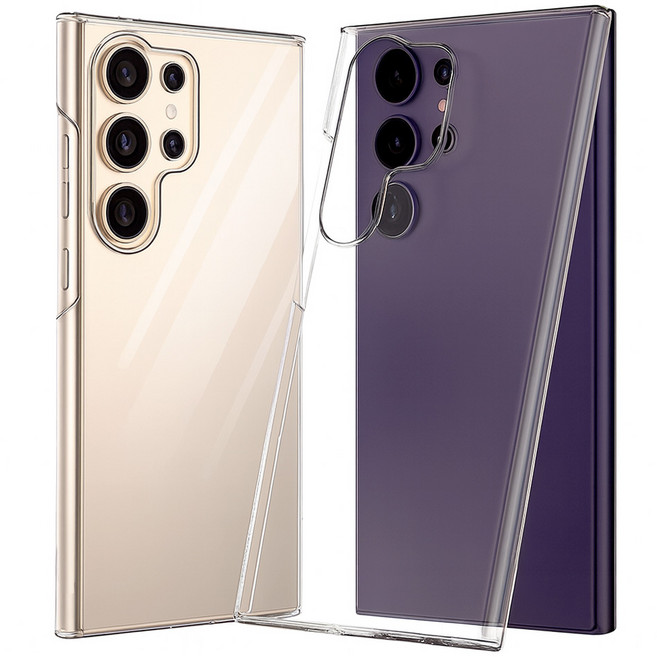 아이엔조이 하드 투명 카메라 보호 아이폰 갤럭시s 휴대폰 케이스 2개