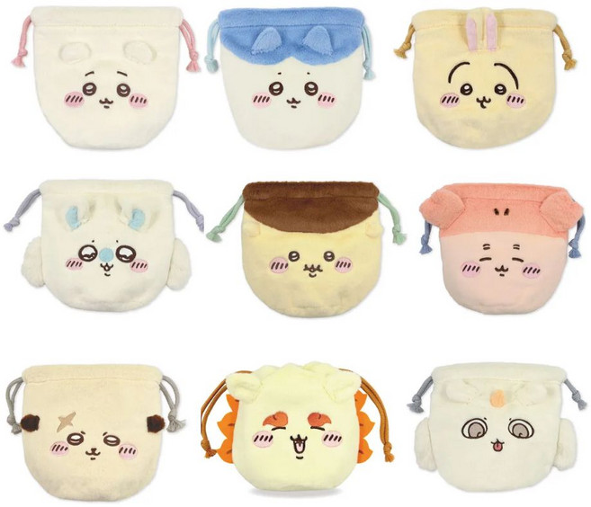 먼작귀 치이카와 페이스 파우치 2탄 9종택1