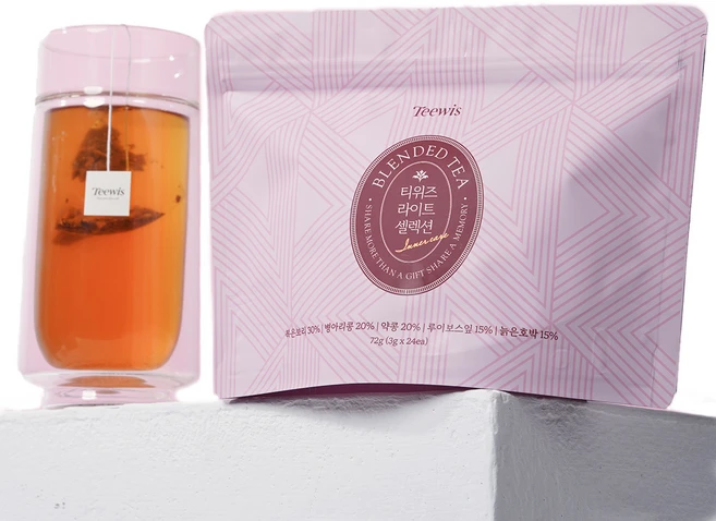티위즈 임산부 루이보스티 보리차 호박차 병아리콩 카페인 없는 블렌딩티 임당티, 24개, 3g - 쿠팡
