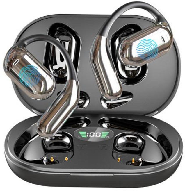 AI 번역 이어폰 번역기 3-in-1 AI 번역기 이어버드 144개 언어 소음 차단 Bluetooth 5.3 헤드셋 인스턴트 스마트 음성 실시간 ﻿, Q16 black, CHINA